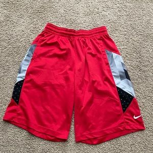 Nike Lebron Red Basketball Shorts - Medium